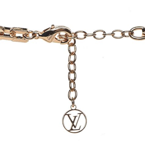 lv chain link necklace|louis vuitton chain necklace.